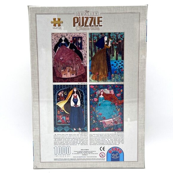 Snow White Andrea Classic Fairy Tales 1000-Piece Jigsaw Puzzle By D-Toys NEW - Picture 2 of 13